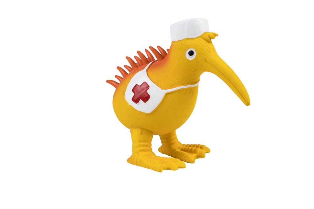 Latexová pískací hračka WHISTLE Kiwi Nurse