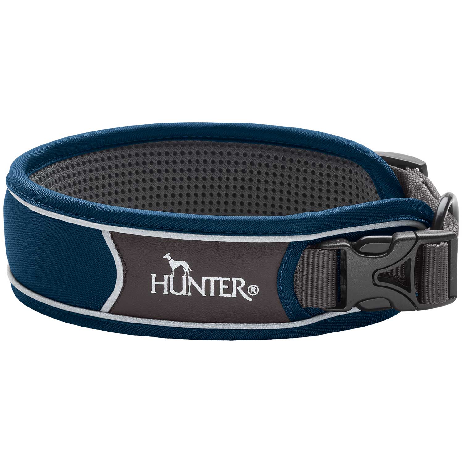 Obojek Hunter Divo - modrý Obvod krku (cm): M 45-55