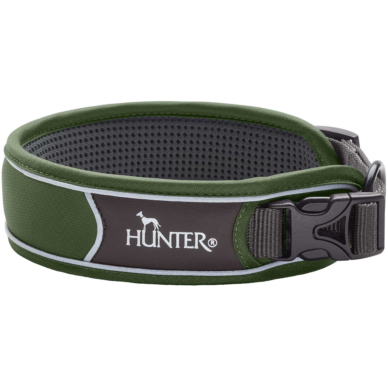 Obojek Hunter Divo - zelený Obvod krku (cm): XS 25-35