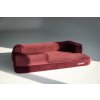 dog bed velvet wine color lebeddie S3A0939 min scaled