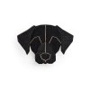0 black labrador brooch