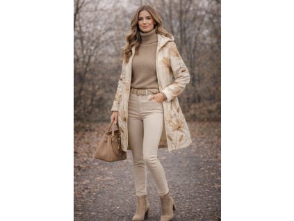 Dámska nepremokavá parka, softshell s fleecom