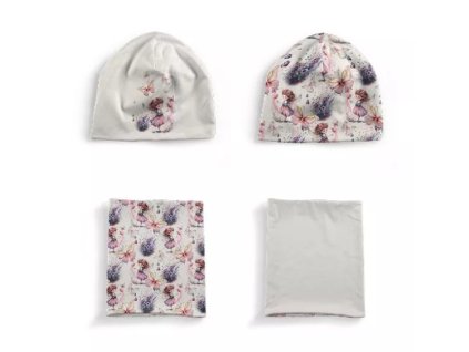 Čiapka a nákrčník lesná víla