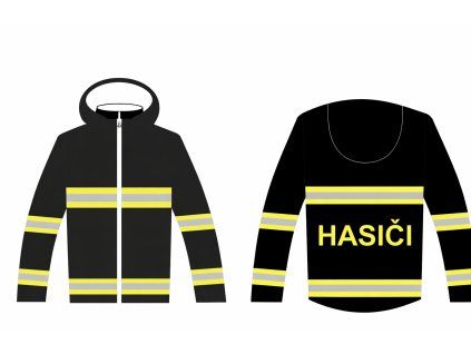 Chlapčenská nepremokavá softshellová bunda hašiči