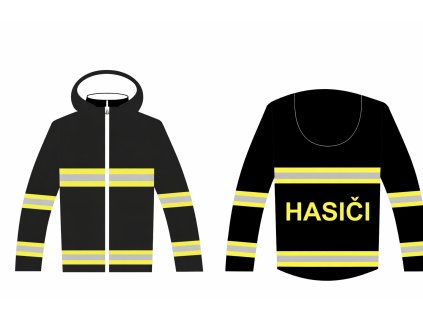 Chlapčenská softshellová bunda, hašiči
