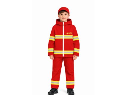 Chlapčenská bunda a nohavice hasiči