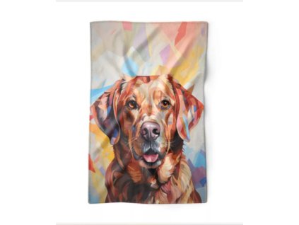 Detská deka wellsoft fleece, retriever