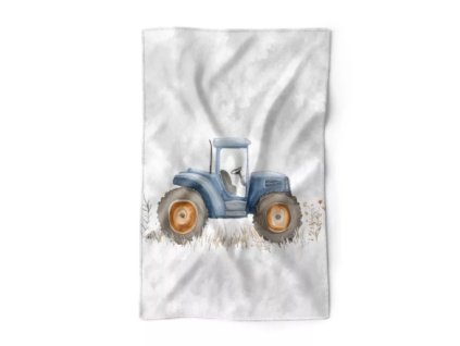 Detská deka wellsoft fleece, traktor