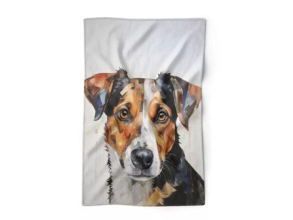 Detská deka wellsoft fleece, jack russell terrier