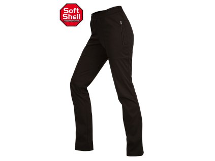 Dámské softshellové nohavice, čierne