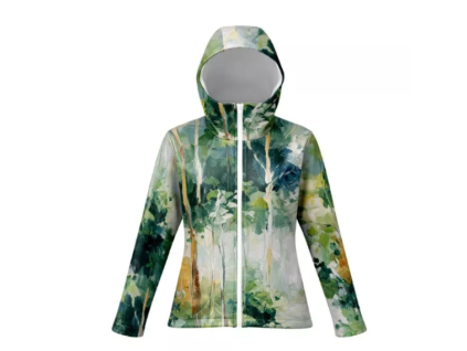 Dámska softshell bunda SPORT les olejomaľba
