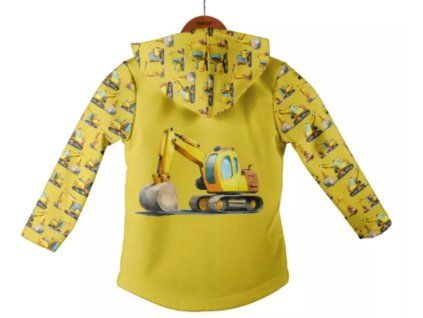 Detská softshellová bunda bager