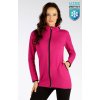 Zateplená mikina dámska dlhá, ružová