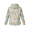 Dámska softshell bunda SPORT kvety green romantic