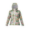 Dámska softshell bunda SPORT kvety green romantic