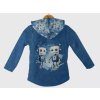 Chlapčenská softshellová bunda, modré roboty