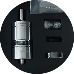 Technické parametry a specifikace rebuildable atomizéru Arcana Muted RTA
