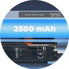 Baterie 2500 mAh Aspire Gotek Pro 2