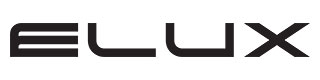 ELUX, logo.
