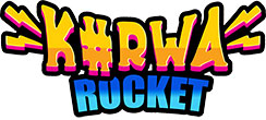 Jednorázové elektronické cigarety Kurwa Rocket, logo.