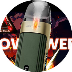 Režimy ECO a BOOST elektronické cigarety Lost Vape Thelema Aura S
