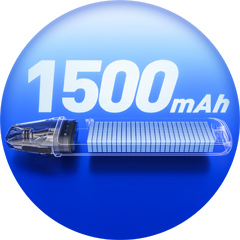 1500mAh integrovaná baterie s dlouhou výdrží až 5 dní