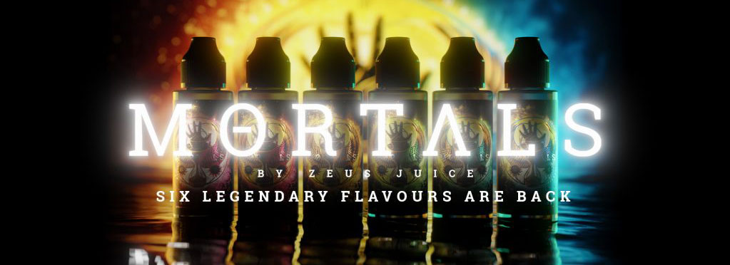 Příchutě S&V Zeus Juice Mortals Banner