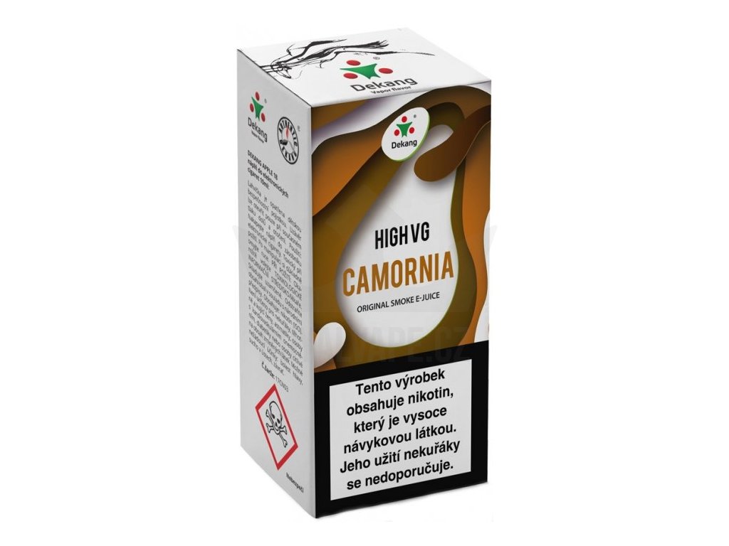 Liquid Dekang High VG Camornia 10ml - 1,5mg (Tabák s ořechy)