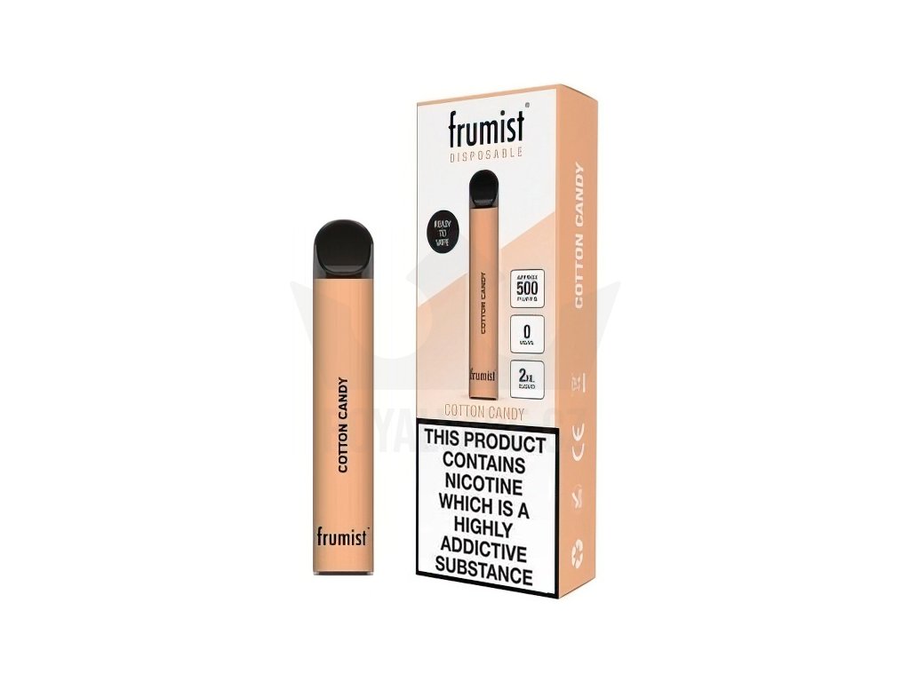 Frumist Disposable - Cotton Candy (Cukrová vata) - 0mg - Zero, produktový obrázek.