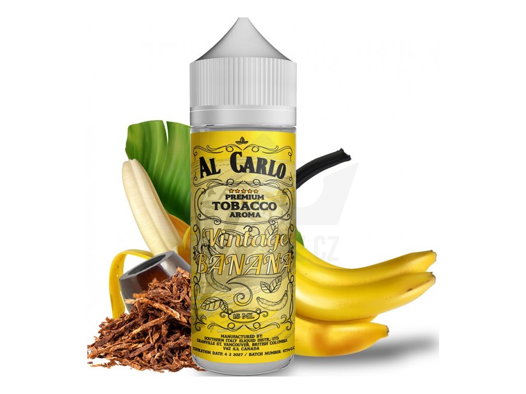 Příchuť Al Carlo Shake and Vape 15ml Vintage Banana