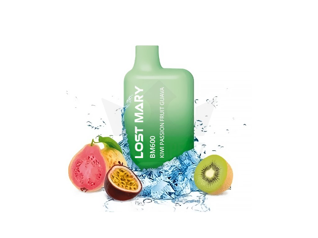 Elf Bar Lost Mary - BM600 - Kiwi Passion Fruit Guava, produktový obrázek.