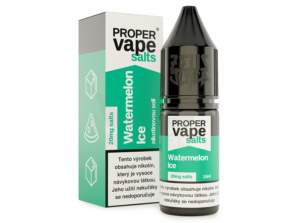 Zeus Juice Proper Vape Salt - E-liquid - Watermelon ICE - 10ml - 20mg, produktový obrázek.