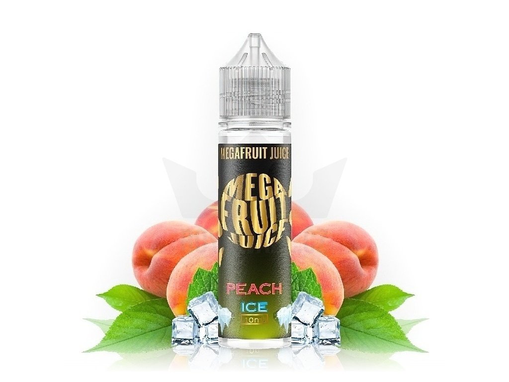 Megafruit Juice - S&V - Peach ICE (Svěží broskev) - 10ml, produktový obrázek.