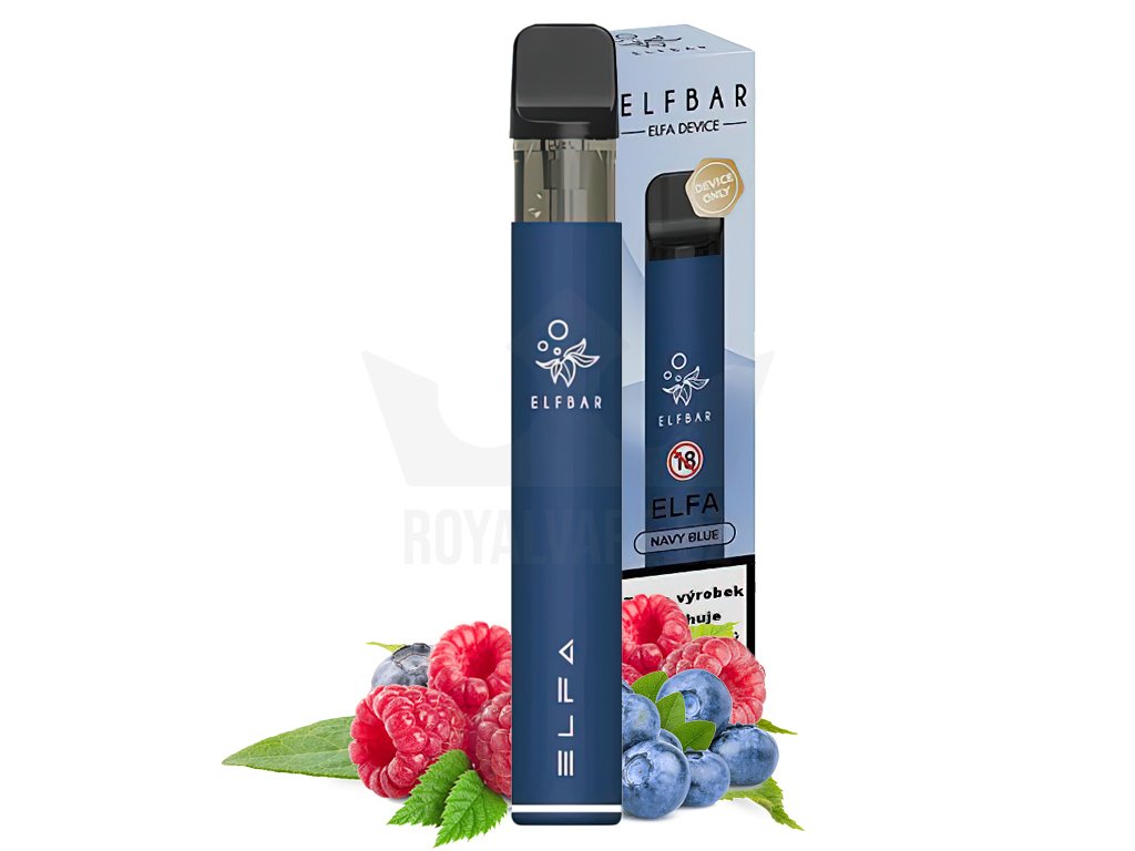 Elf Bar ELFA Pod - Starter Kit - 500mAh - Blueberry Sour Raspberry - 20mg, produktový obrázek.