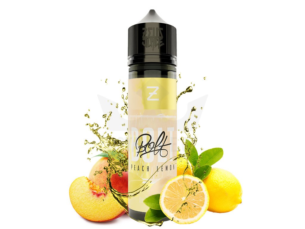 Zeus Juice - BOLT - S&V - Peach Lemon - 10ml, produktový obrázek.