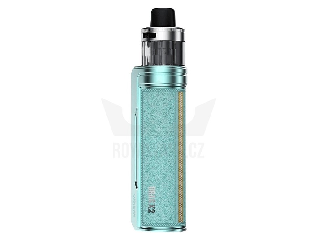 VooPoo Drag X2 - Pod Kit - 80W - Snowy Blue, produktový obrázek.