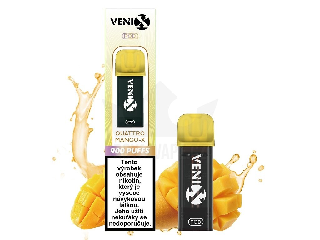 Venix Max Pod - Quattro Mango-X - 20mg, produktový obrázek.