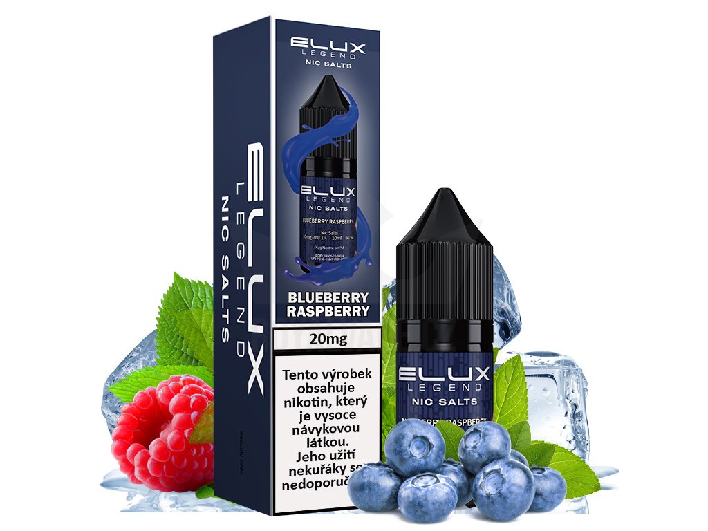 Elux Legend Salts - Blueberry Raspberry - 20mg, produktový obrázek.