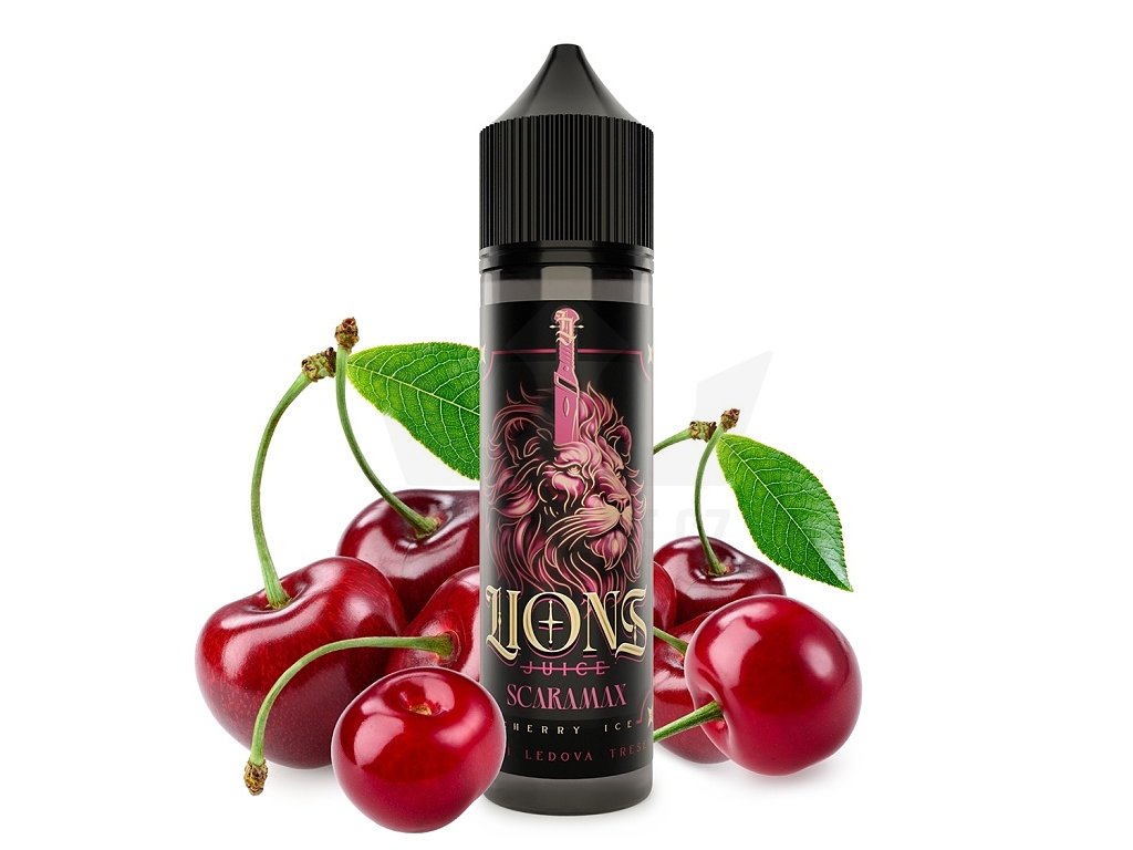 Lions Juice - S&V - Scaramax (Svěží ledová třešeň) - 10ml, produktový obrázek.