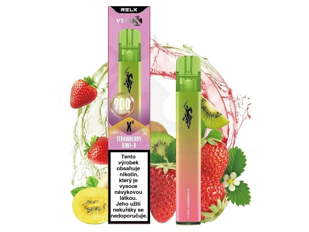 Venix X2 - Strawberry Kiwi-X - 16mg, produktový obrázek.