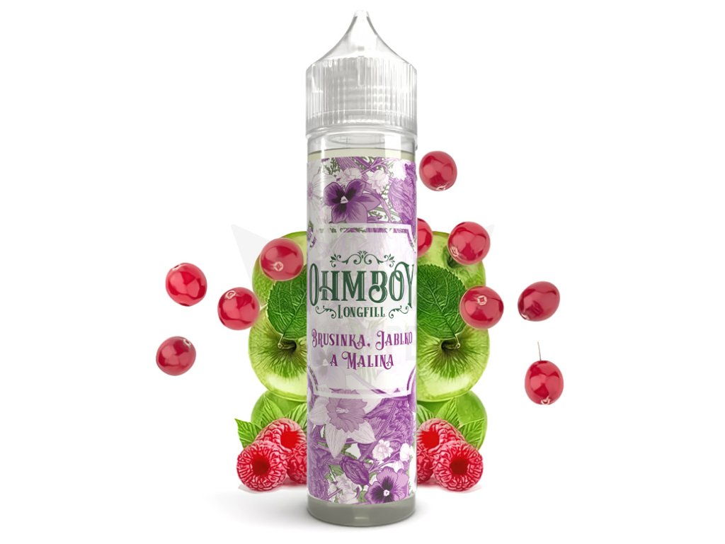 Ohmboy Volume ll - S&V - Cranberry Apple & Raspberry - 10ml, produktový obrázek.
