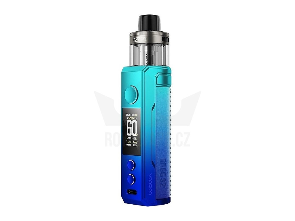 Voopoo Drag S2 - Pod Kit - 2500mAh - Sky Blue, produktový obrázek.