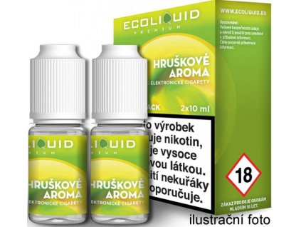 Liquid Ecoliquid Premium 2Pack Pear 2x10ml - 20mg (Hruška)