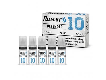 flavourit defender 70 30 dripper 10mg 5x10ml