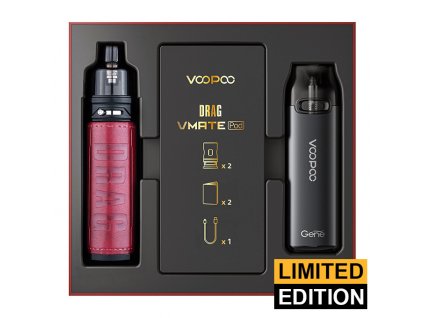 VOOPOO Drag S + VMATE Pod - Limitovaná edice (Marsala & Space Gray)
