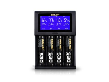Multifunkční nabíječka baterií - Golisi I4 (Černá)