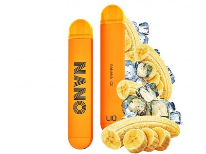 Lio Nano - 20mg - Banana ICE (Banánová zmrzlina), produktový obrázek.