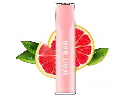 IFRIT BAR - 20mg - Pink Lemonade (Růžová limonáda), produktový obrázek.