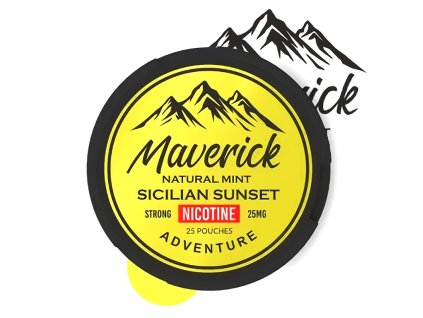 MAVERICK - nikotinové sáčky - Sicilian Sunset - 25mg /g, produktový obrázek.