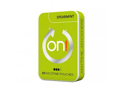 ON! - nikotinové sáčky - Spearmint - 16mg /g, produktový obrázek.
